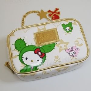 HTF BNWT Hello Kitty Tokidoki Makeup Bag w/ Mirror